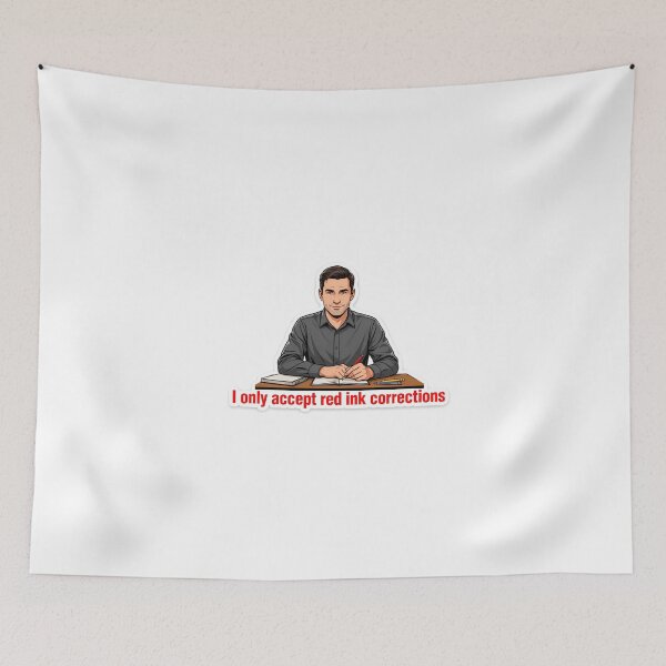 Item preview, Teacher's Day Red Ink Confidence designed and sold by NiftyWrx.