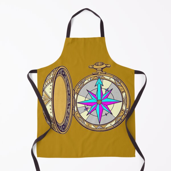 Item preview, Synthwave Neon Pocket Compass designed and sold by KungPowUnicorn.