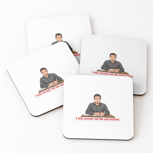 Item preview, Teacher's Day Red Ink Confidence designed and sold by NiftyWrx.