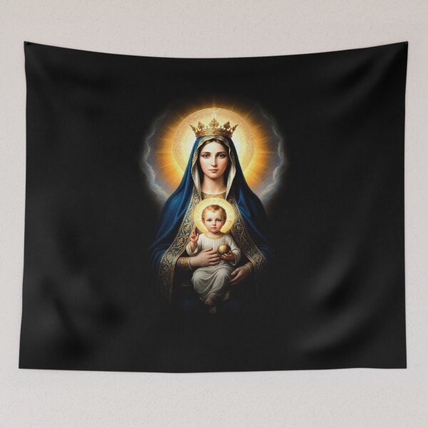 Item preview, Madonna and Child Catholic Mother and Baby designed and sold by Krasnovaovaova.