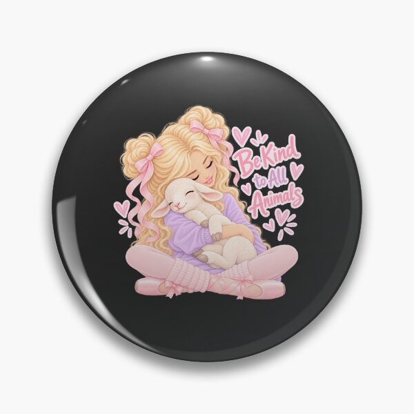 Item preview, Ballerina hugging a cute lamb designed and sold by Danielle Official.
