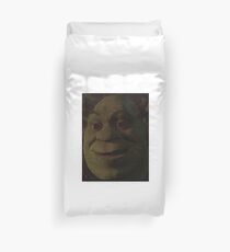 Shrek-Skript mit Shreks freundlichem Umarmungsgesicht Bettbezug