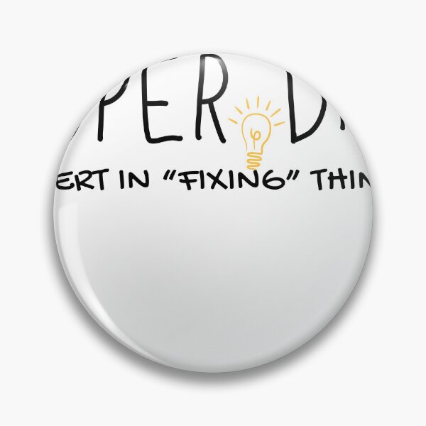 Item preview, Super Dad Expert in Fixing Everything – Funny Dad Humor Shirt & Mug designed and sold by BrewtifulMugs.