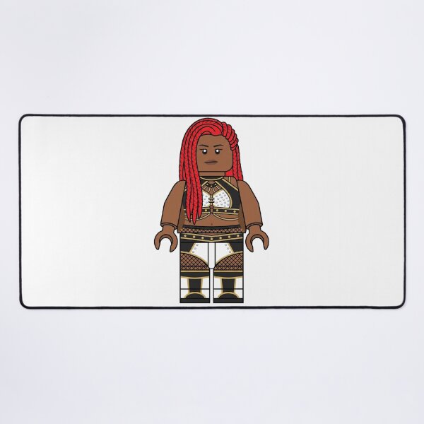 Item preview, B-Fab Hit Row Red Dreadlocks Minifig designed and sold by Bad-Decisions-Designs.