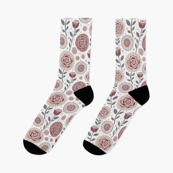 Item preview, Nordic Romantic Rosettes | Scandinavian Valentine Folk designed and sold by Shuga-Design.