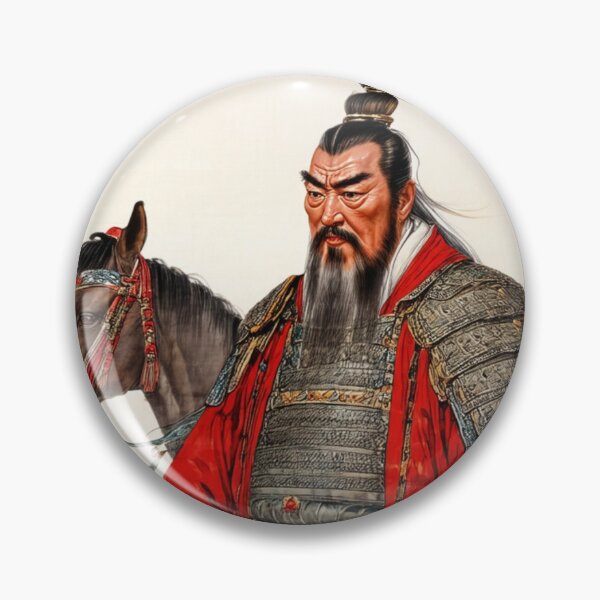 Item preview, Great Khan Warrior - Painterly Nomadic Empire Portrait Art designed and sold by nhk999.