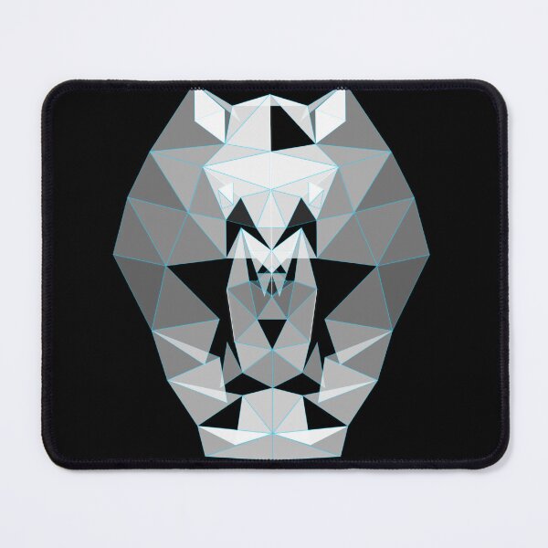 Item preview, Geometric Low Poly Wolf Head Streetwear Sweatshirt Art designed and sold by BirhanuDesigns.