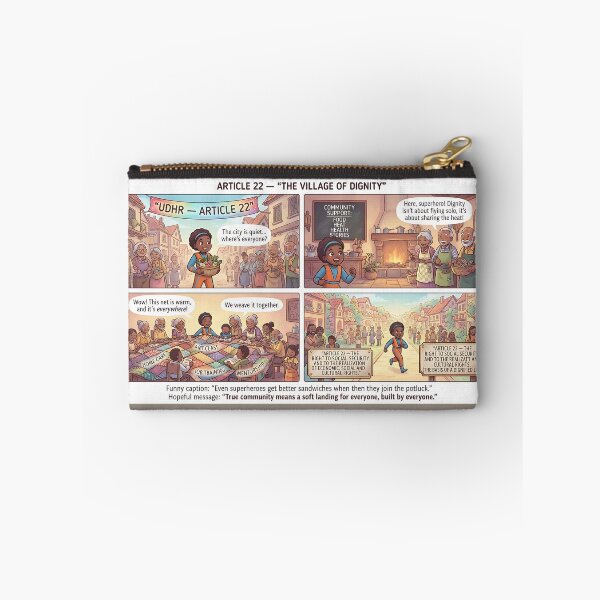 Item preview, Dignified community: Strong together through social security designed and sold by Mianku | Für das Leben.