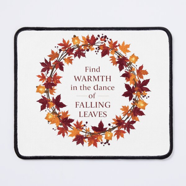 Item preview, Autumn Maple Wreath Quote designed and sold by OlesiaCraft.