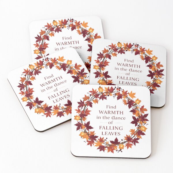 Item preview, Autumn Maple Wreath Quote designed and sold by OlesiaCraft.