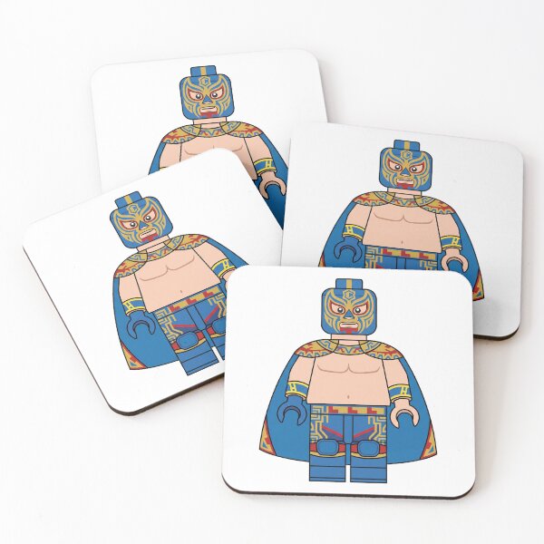 Item preview, Bravo Americano Luchador Cape Minifig designed and sold by Bad-Decisions-Designs.
