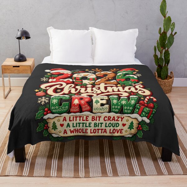 Item preview, Christmas Crew 2026 Retro Snowman Reindeer Elf Family Humor designed and sold by AmiGraph.