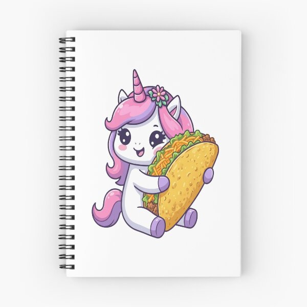 Item preview, Cute Unicorn Eating Big Taco designed and sold by Ella_Sketch.