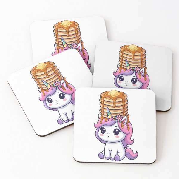 Item preview, Cute Unicorn Balancing Pancakes Stack designed and sold by Ella_Sketch.