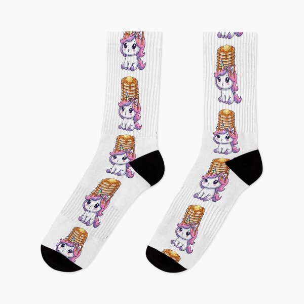 Item preview, Cute Unicorn Balancing Pancakes Stack designed and sold by Ella_Sketch.