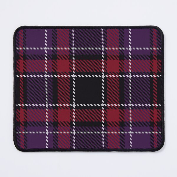 Item preview, Gothmas Tartan – Black, Blood Red and Purple Gothic Christmas Plaid designed and sold by 89BLACK.