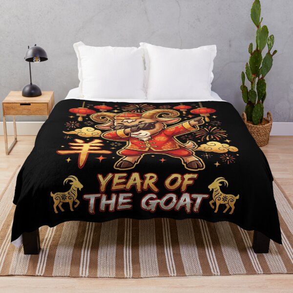 Item preview, Year Of The Goat Dabbing Chinese New Year Zodiac designed and sold by CORJIDOG-ART.