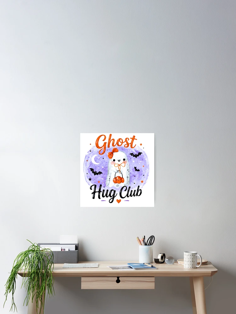 Thumbnail 2 of 3, Poster, cute ghost designed and sold by Creative Visualize.