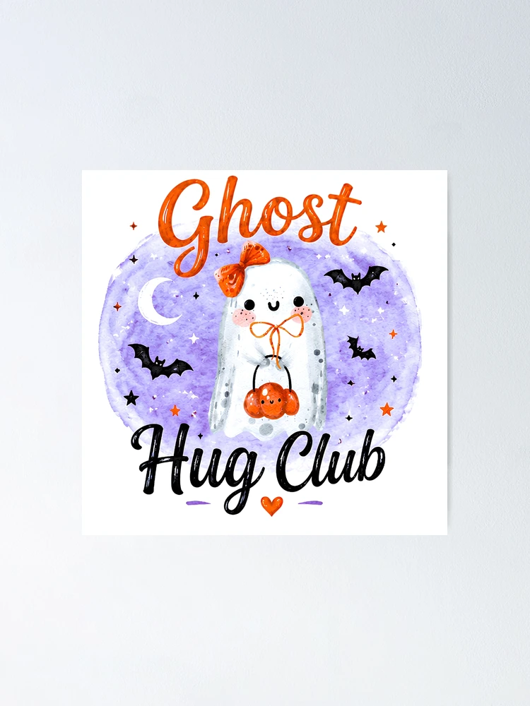 Thumbnail 1 of 3, Poster, cute ghost designed and sold by Creative Visualize.