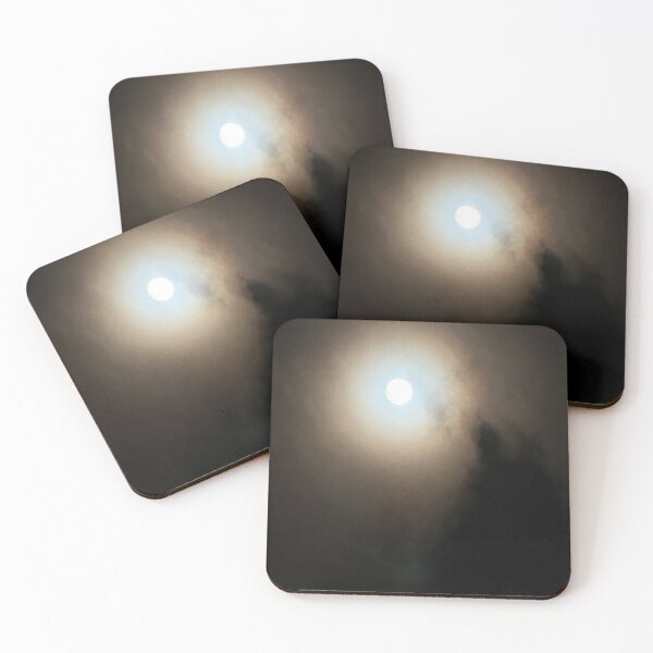 Item preview, Ethereal Moonlight Corona in Night Sky designed and sold by Astute-Artio-Photography.