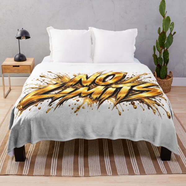 Item preview, No Limits – Luxury Black & Gold Motivation designed and sold by Inrastylish888.