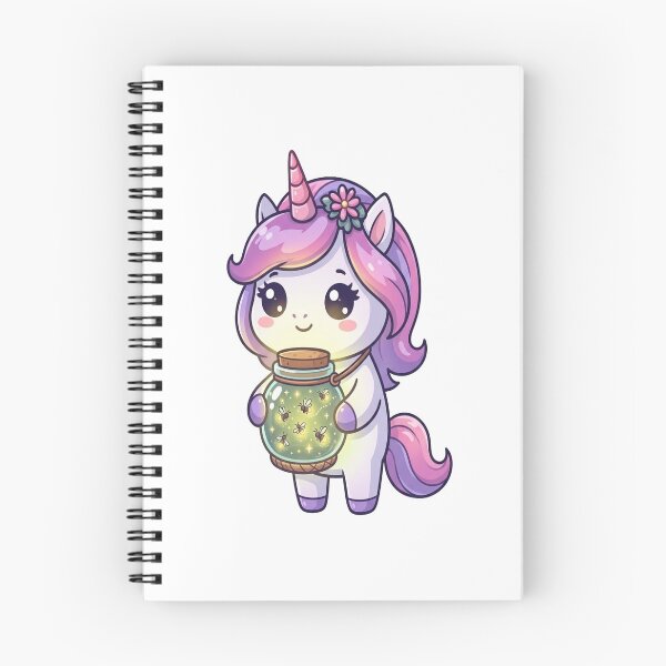 Item preview, Cute Unicorn Holding Fireflies Glass Jar designed and sold by Ella_Sketch.