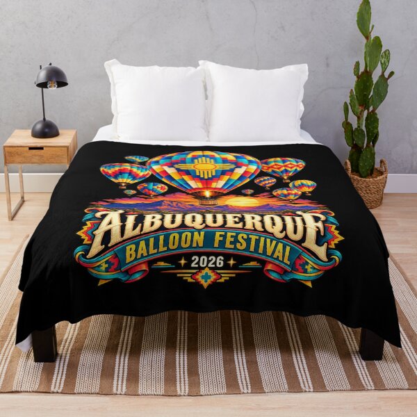 Item preview, New Mexico Fiesta Matching Albuquerque Balloon Festival 2026 T-Shirt designed and sold by Trendably.