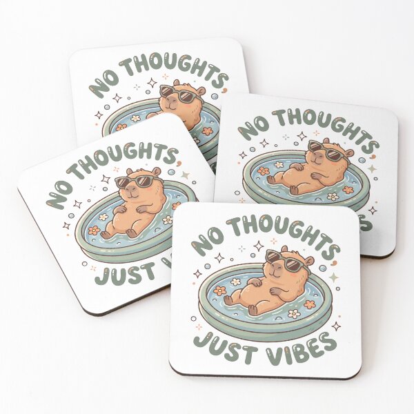 Item preview, No thoughts  just vibes designed and sold by DigitalDreamStudio.
