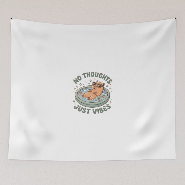 Item preview, No thoughts  just vibes designed and sold by DigitalDreamStudio.