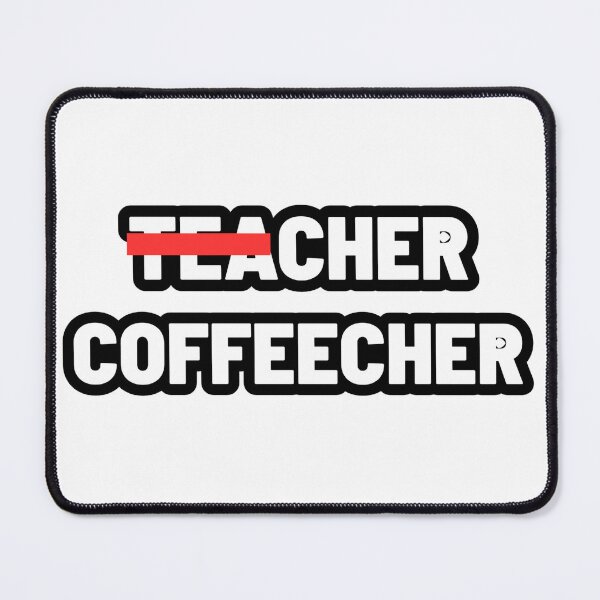 Item preview, This Teacher Runs on Coffee – Funny Teacher Coffee Quote designed and sold by JeraiffsonCorner .
