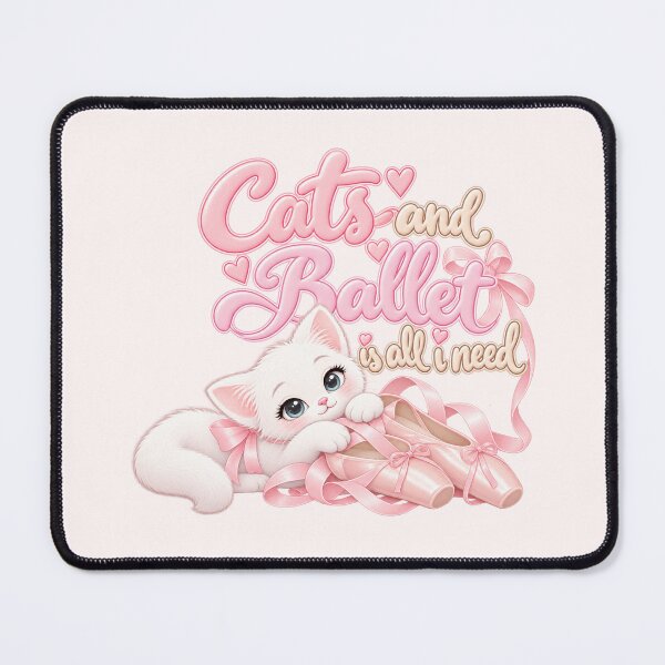 Item preview, Cats and ballet is all I need designed and sold by Danielle Official.