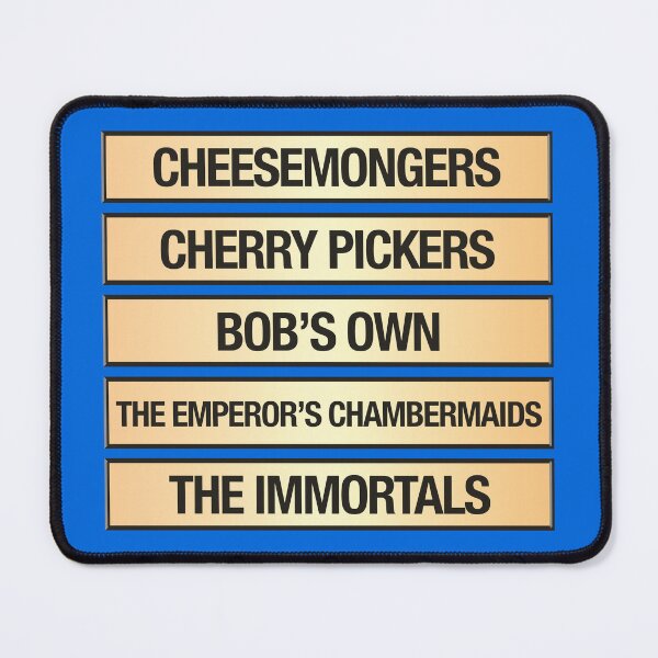 Item preview, University Challenge - Cheesemongers, Cherry Pickers, Bob's Own, The Emperor's Chambermaids, The Immortals designed and sold by letitrip.