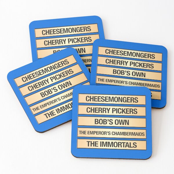 Item preview, University Challenge - Cheesemongers, Cherry Pickers, Bob's Own, The Emperor's Chambermaids, The Immortals designed and sold by letitrip.