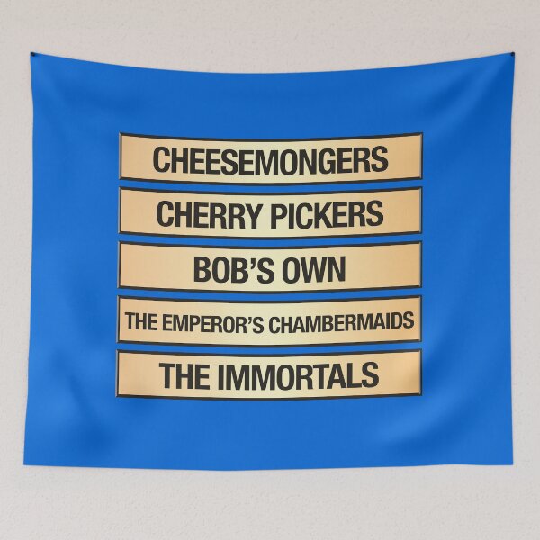 Item preview, University Challenge - Cheesemongers, Cherry Pickers, Bob's Own, The Emperor's Chambermaids, The Immortals designed and sold by letitrip.
