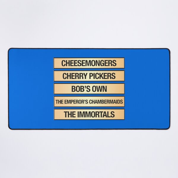 Item preview, University Challenge - Cheesemongers, Cherry Pickers, Bob's Own, The Emperor's Chambermaids, The Immortals designed and sold by letitrip.