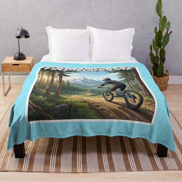 Item preview, Find Your Line Mountain Biking Trail Rider MTB designed and sold by carestazafeli.