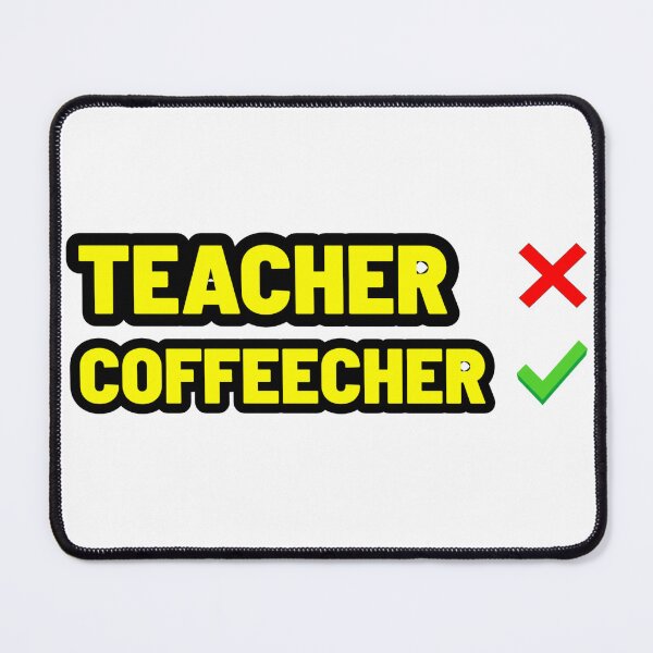 Item preview, This Teacher Runs on Coffee – Funny Teacher Coffee Quote designed and sold by JeraiffsonCorner .