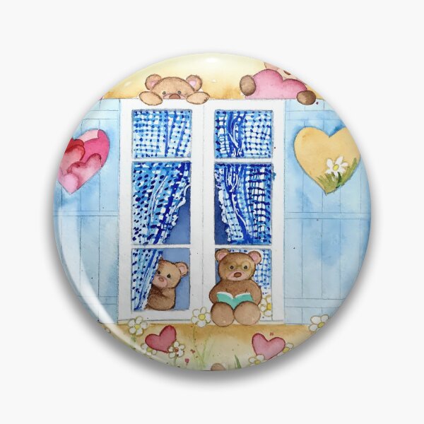 Item preview, Teddy bear window  designed and sold by Wbyclaudia.