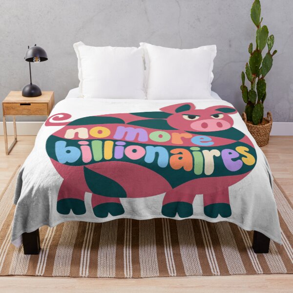 Item preview, No More Billionaires Pig - Wealth Gap Satire designed and sold by dannydesignerco.