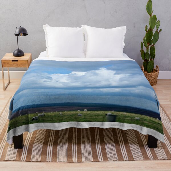 Item preview, Panoramic Moorland Landscape with Towering Cumulus Clouds designed and sold by Astute-Artio-Photography.