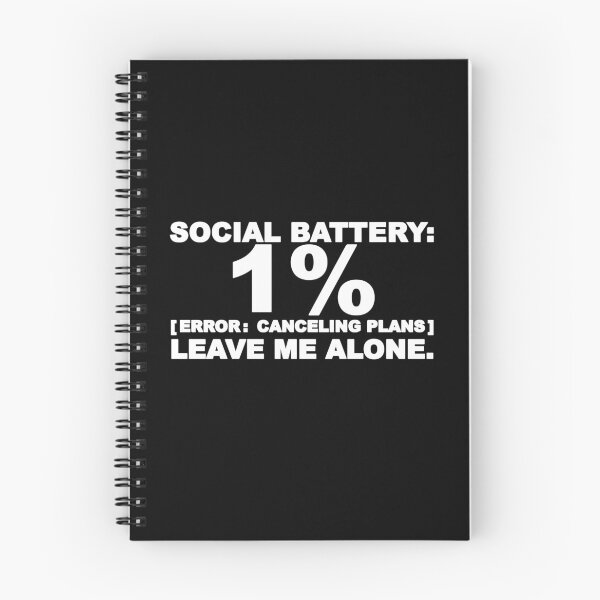 Item preview, Funny Introvert Social Battery Canceling Plans Sweatshirt designed and sold by BirhanuDesigns.