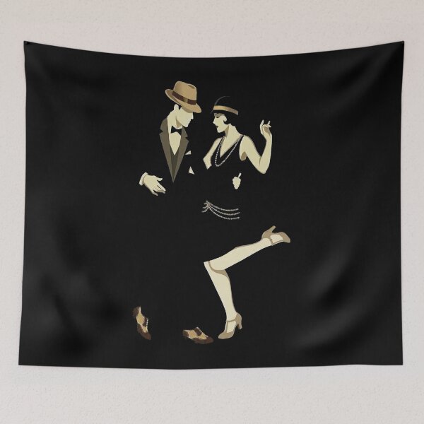 Item preview, Vintage 1920s Roaring Twenties Dancing Couple designed and sold by AgdBol.