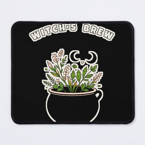 Item preview, Witch's Brew — Witch's Cauldron with Floating Herbs designed and sold by DarkAgeArt.