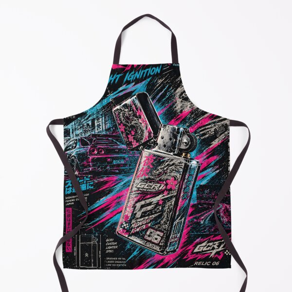 Item preview, GCR1 Midnight Ignition – Japanese Street Racing Art, Chrome Lighter & Manga Graphics designed and sold by GCR1.