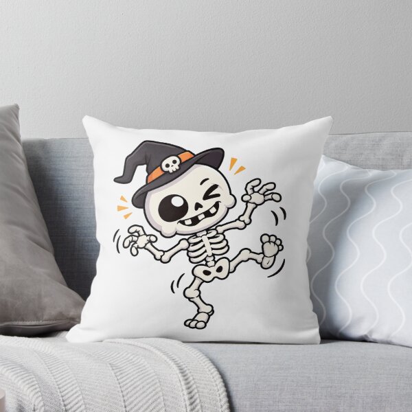 Item preview, The mischievous skeleton dances for Halloween. designed and sold by THITIMON2527.