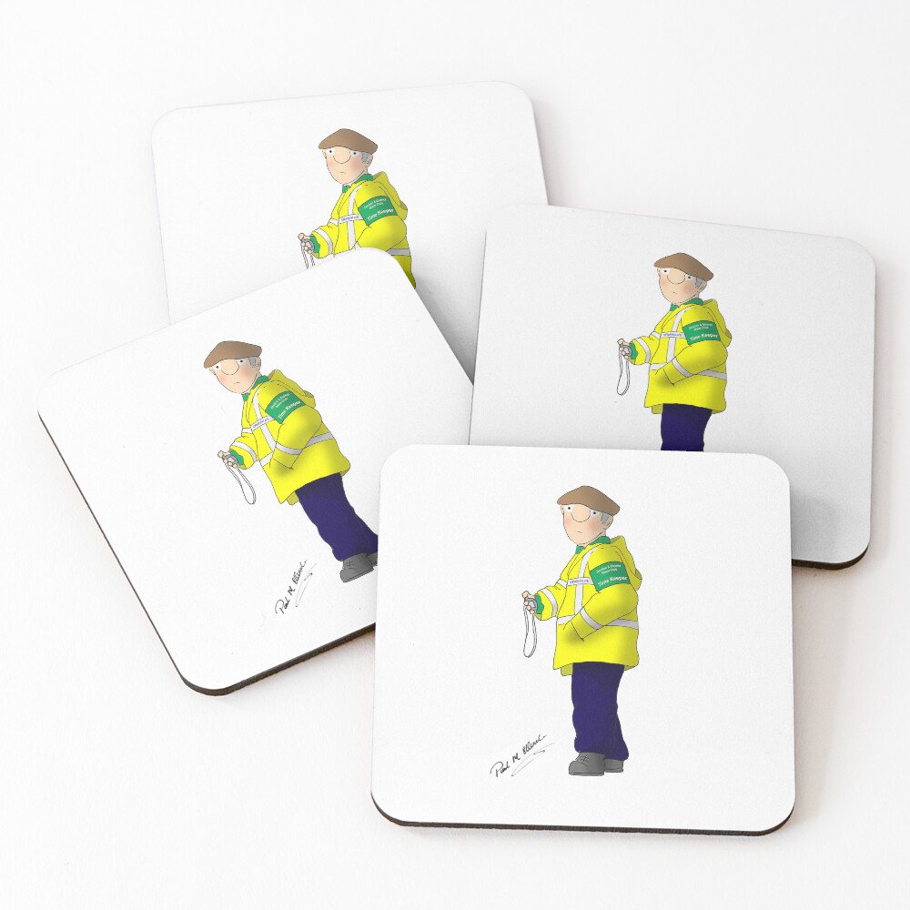 Item preview, Coasters (Set of 4) designed and sold by Rallyist.Art Merchandise.