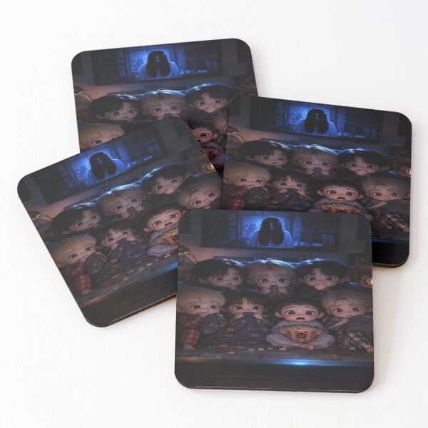 Item preview, SEVEN LITTLE SOULS ON HALLOWEEN NIGHT designed and sold by Catalina Kate.