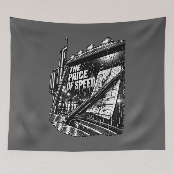 Item preview, The Price Of Speed Trucker & Rainy Windshield designed and sold by NomadForge.