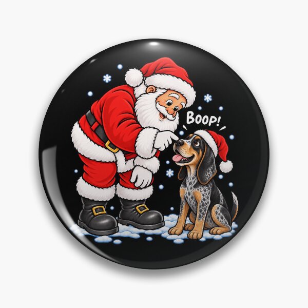 Item preview, Funny Bluetick Coonhound Dog Santa Boop Merry Chirstmas Mom Dad designed and sold by rafaeltto.