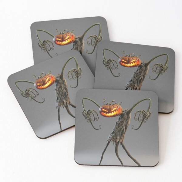 Item preview,  Pumpkin monster of the rotten patch Halloween horror art designed and sold by Vintage Designs +.